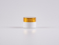 Preview: Weissglasdose 15 ml – Deckel Gold